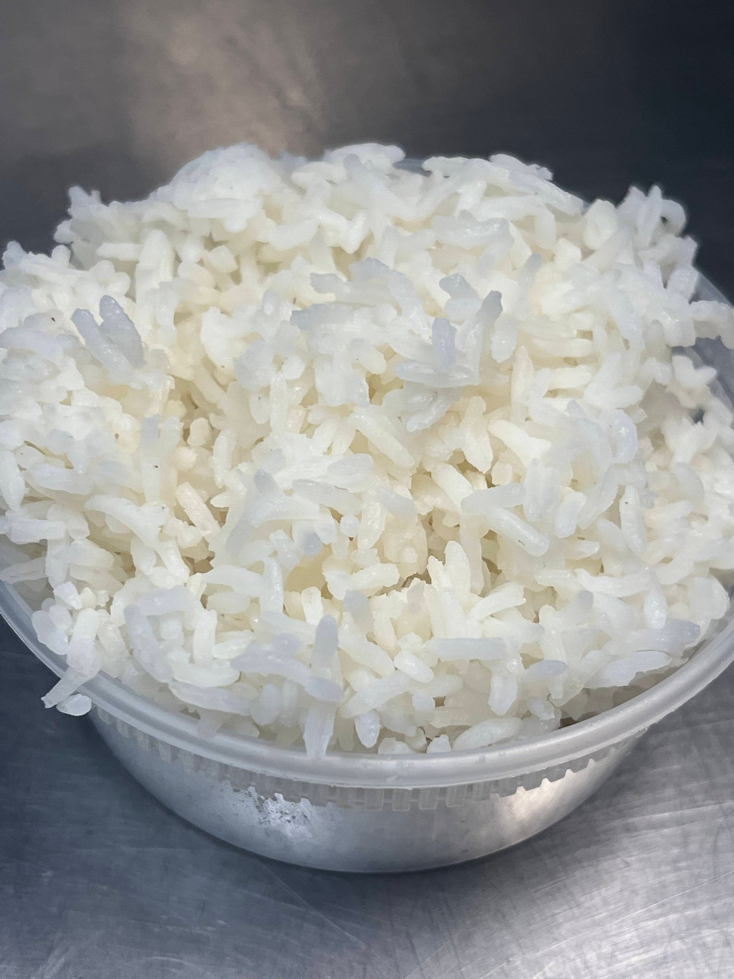 White rice with gravy