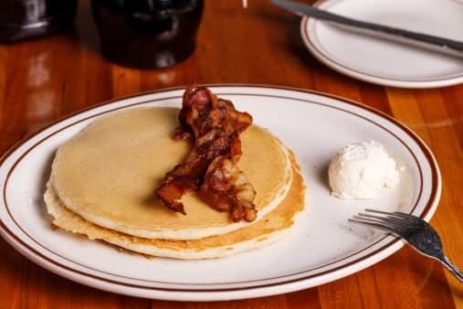 Waffle with Meat