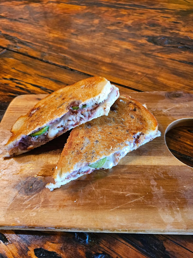 Blackberry Bacon Grilled Cheese