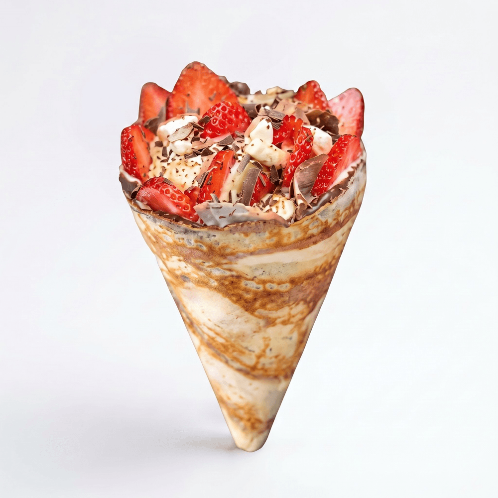 Strawberry Chocolate Hazelnut Crêpe