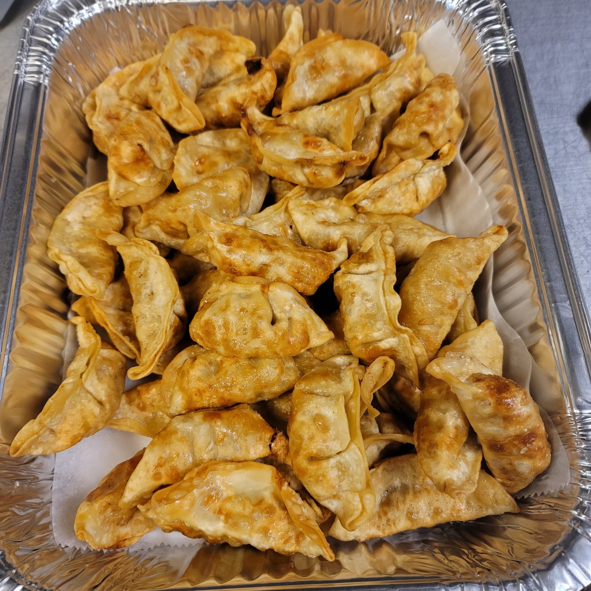 FRIED POTSTICKERS HALF PAN