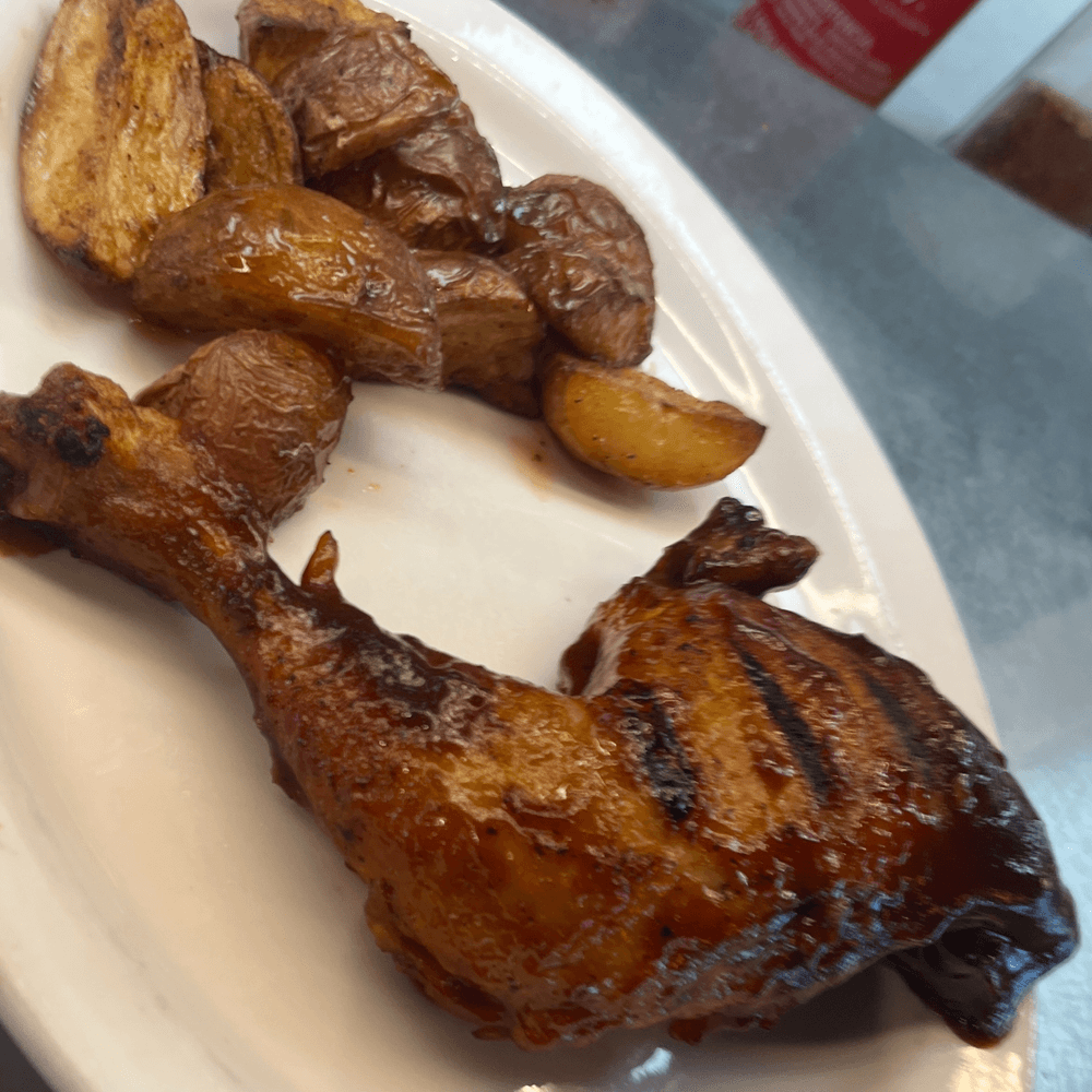 Barbecued Quarter Chicken