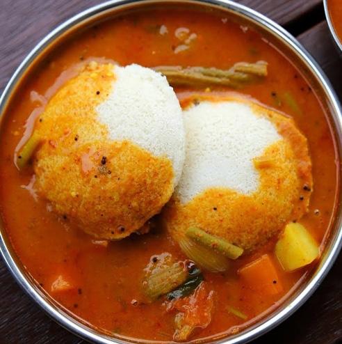 Sambar Idly - 3 pcs