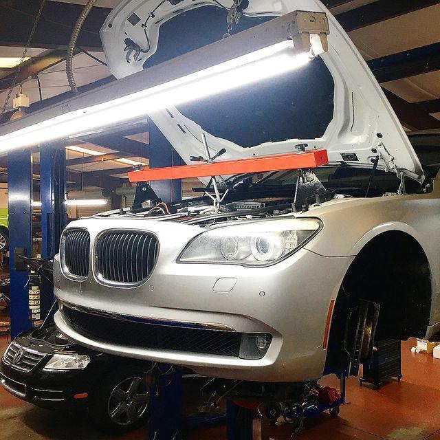 At Precision Motor Cars, we work on most European cars like this BMW.