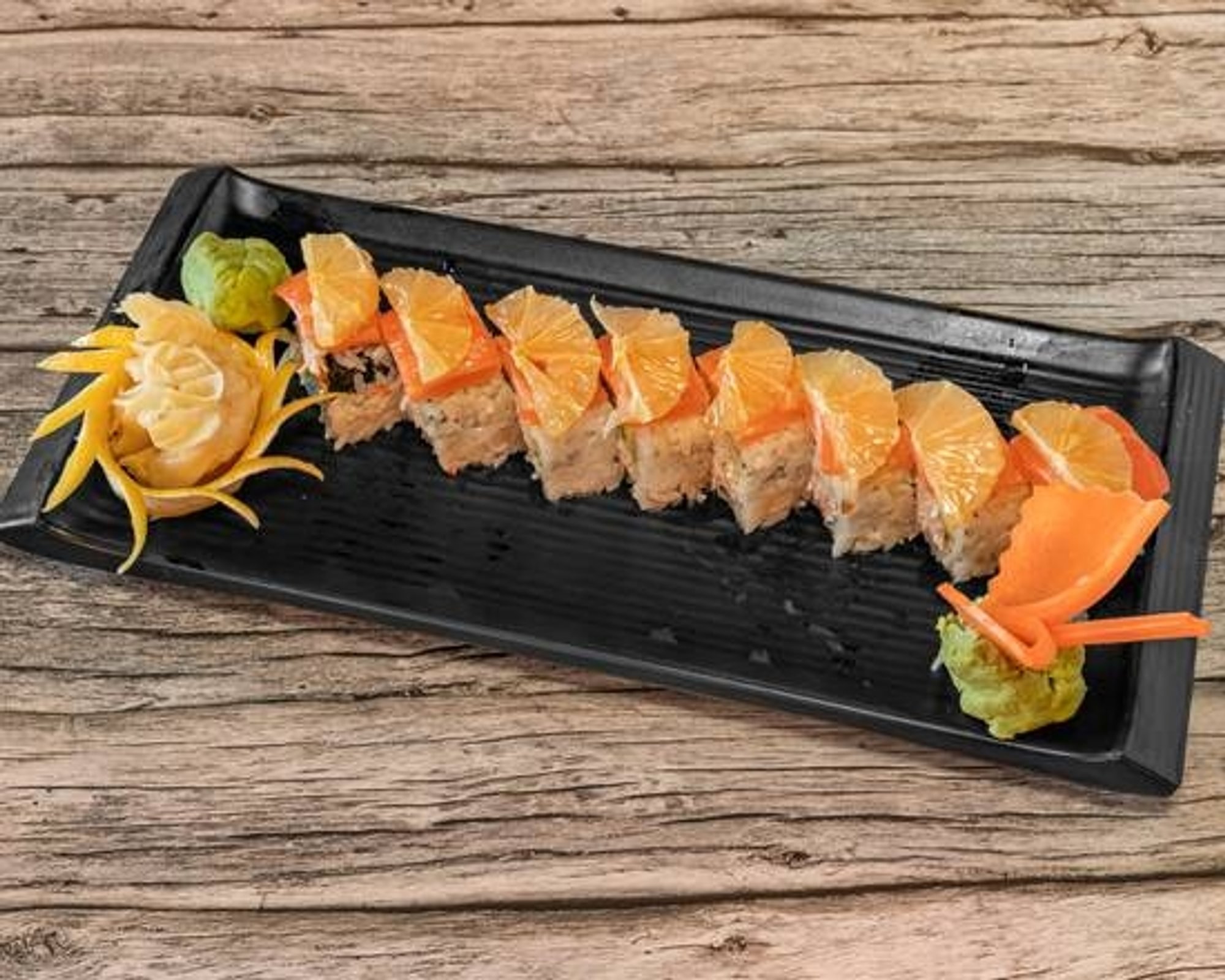 Orange Salmon Roll * (Ponzu Sauce)