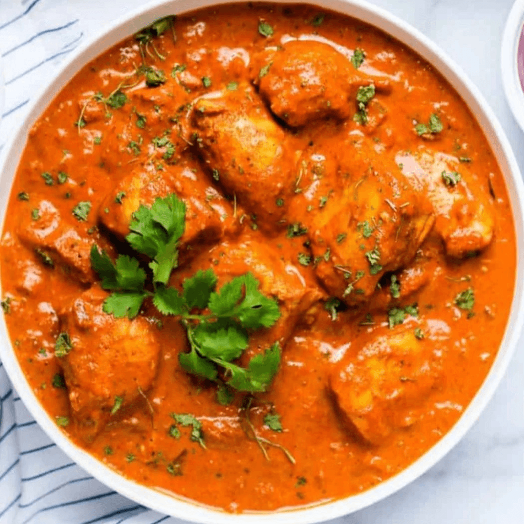 Chicken, Beef, Lamb or Goat Tikka Masala