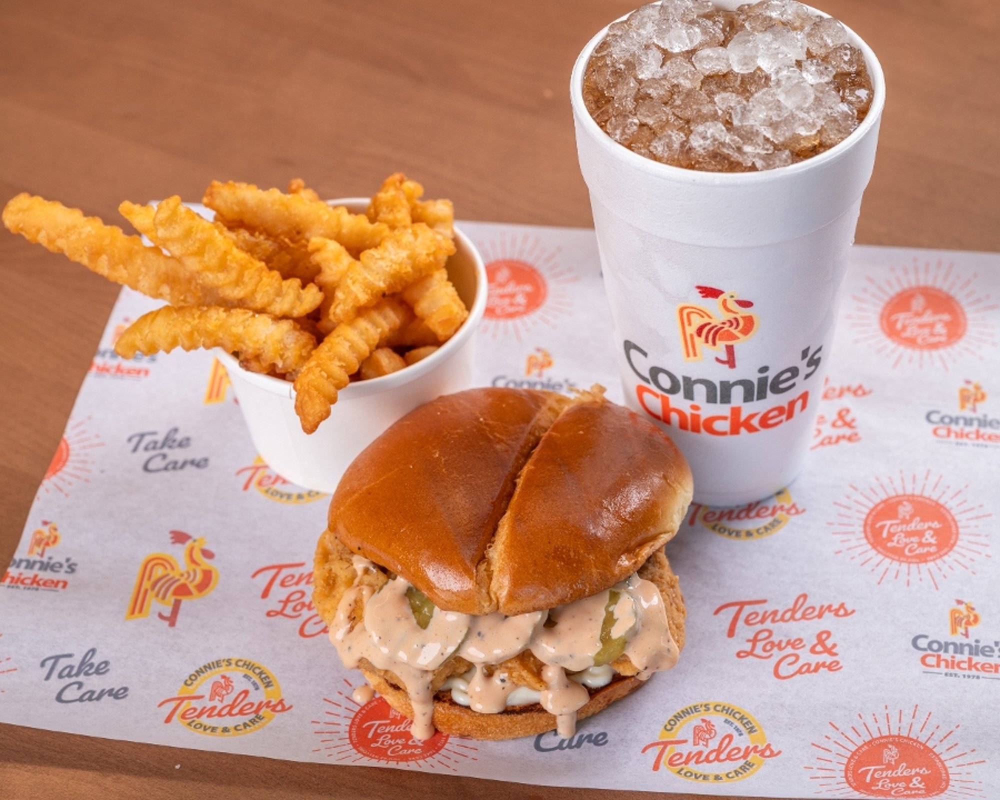Connie's Chicken Sandwich Combo