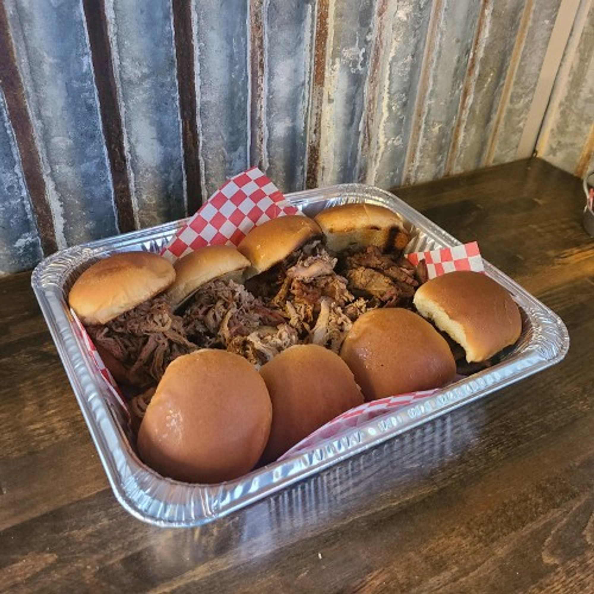 Shredded Brisket Slider