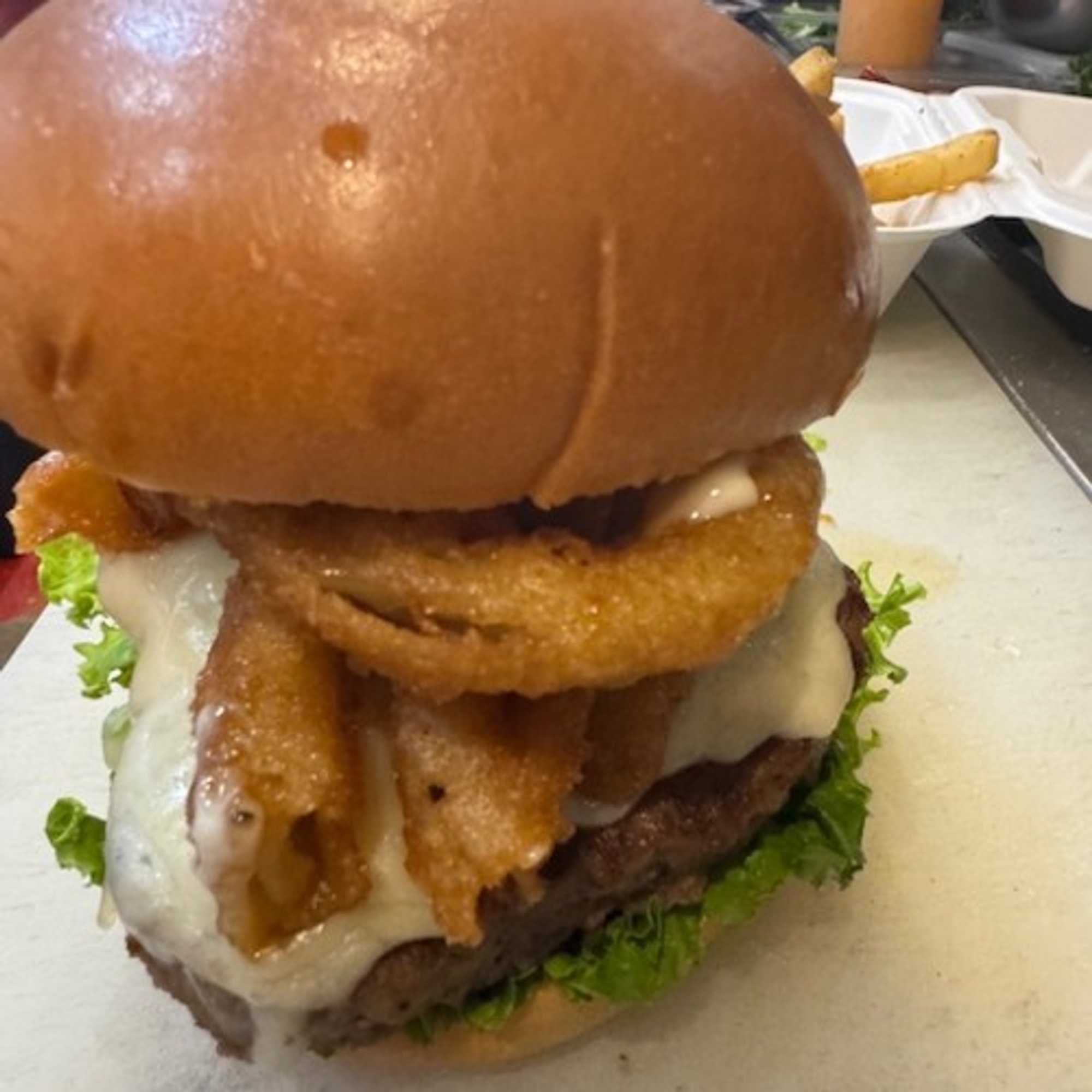 French Onion Burger