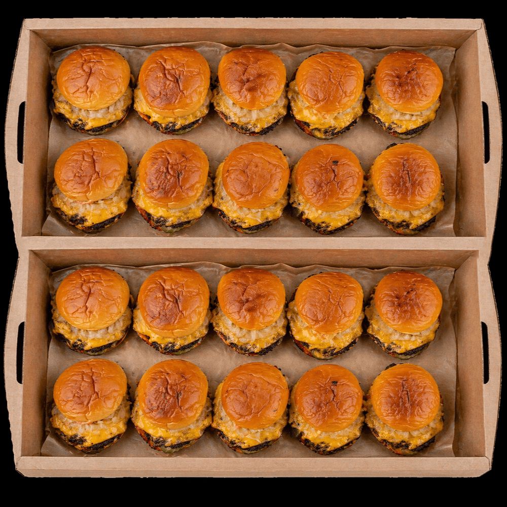 Wagyu Smash Burger Tray (Serves 20)