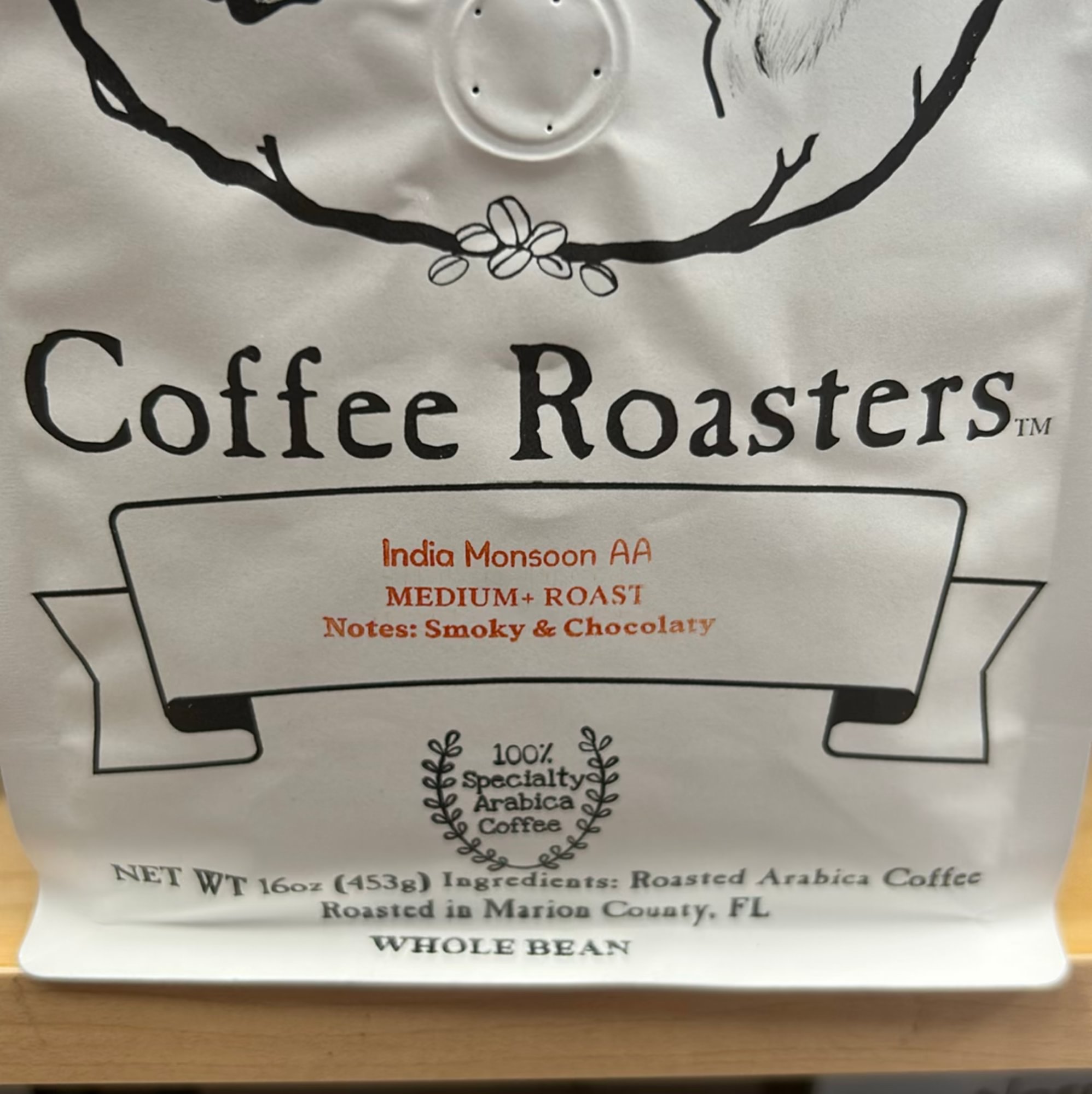 India Monsoon AA (Low Acid) 16oz
