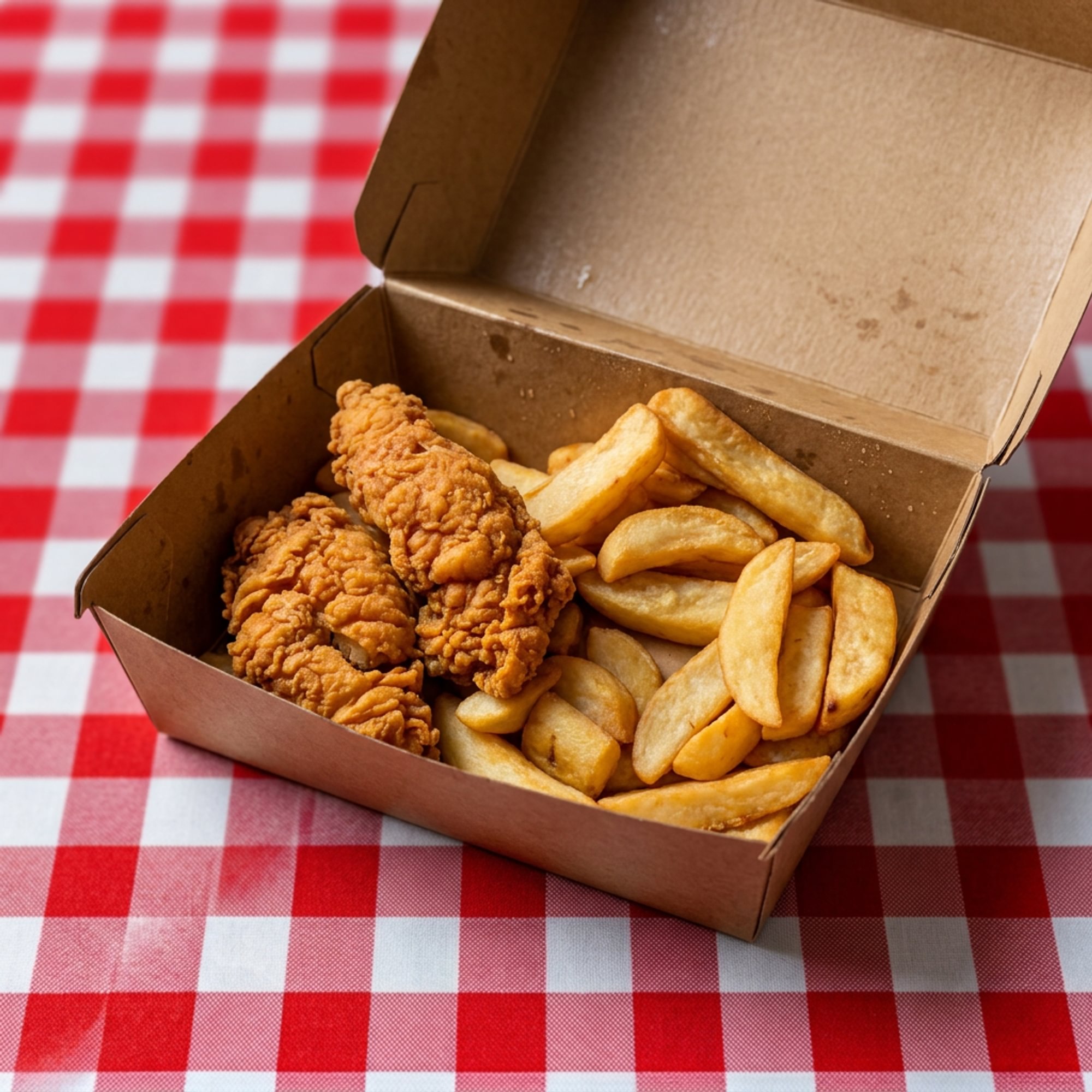 Kids Chicken Fingers with Frys