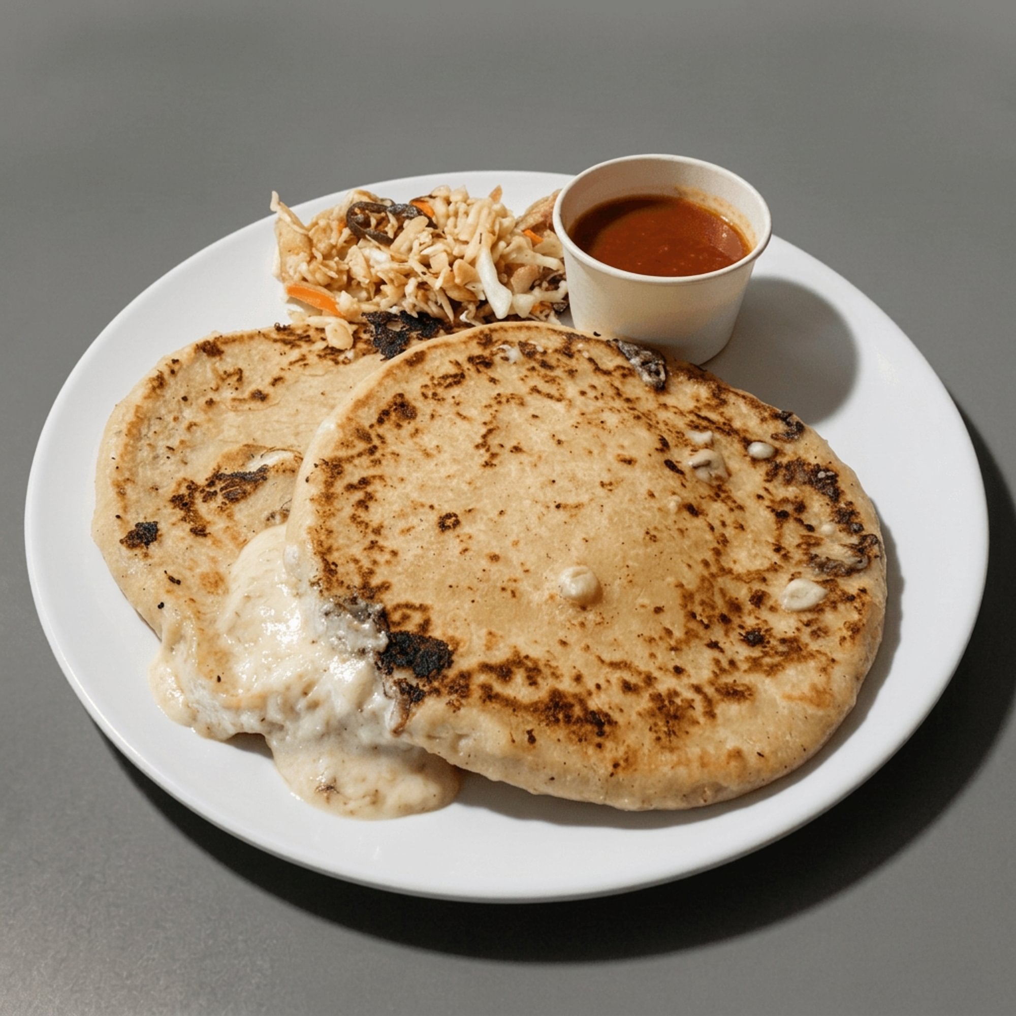 Chicharron / Queso Pupusa
