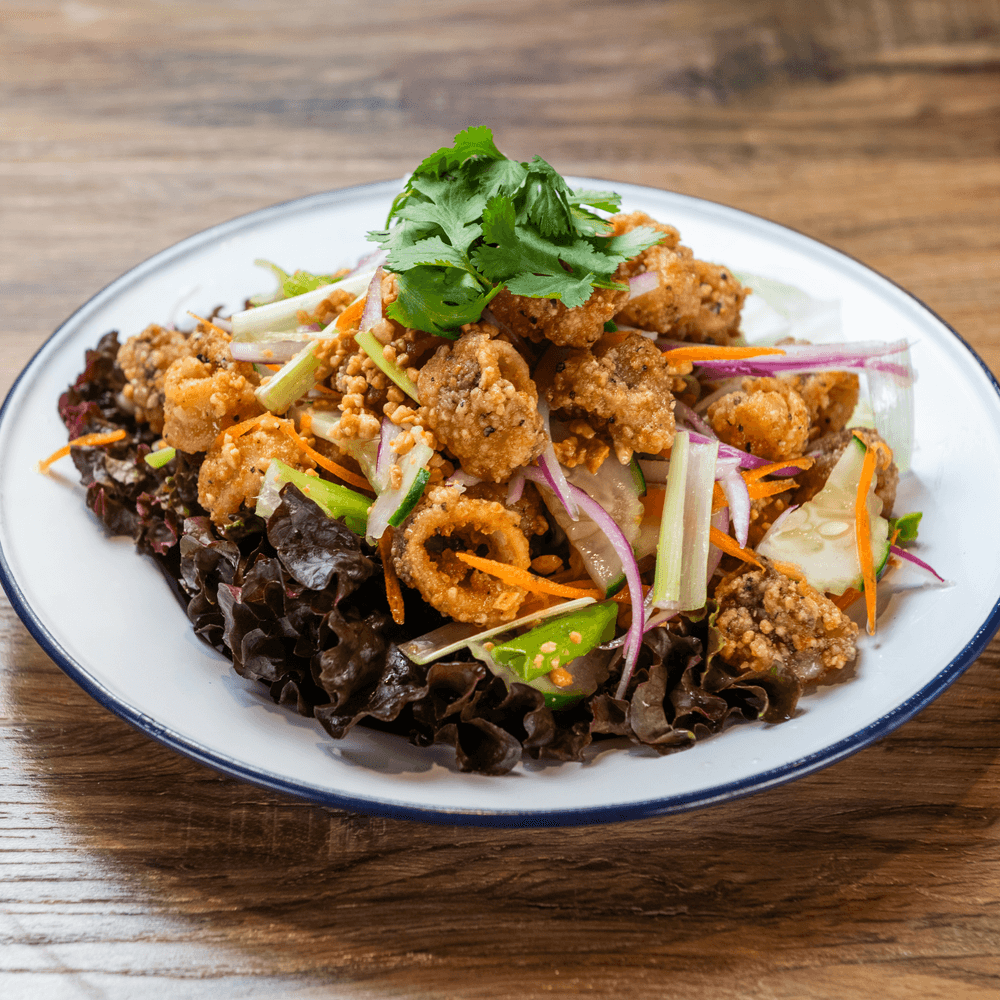 Crispy Calamari Salad