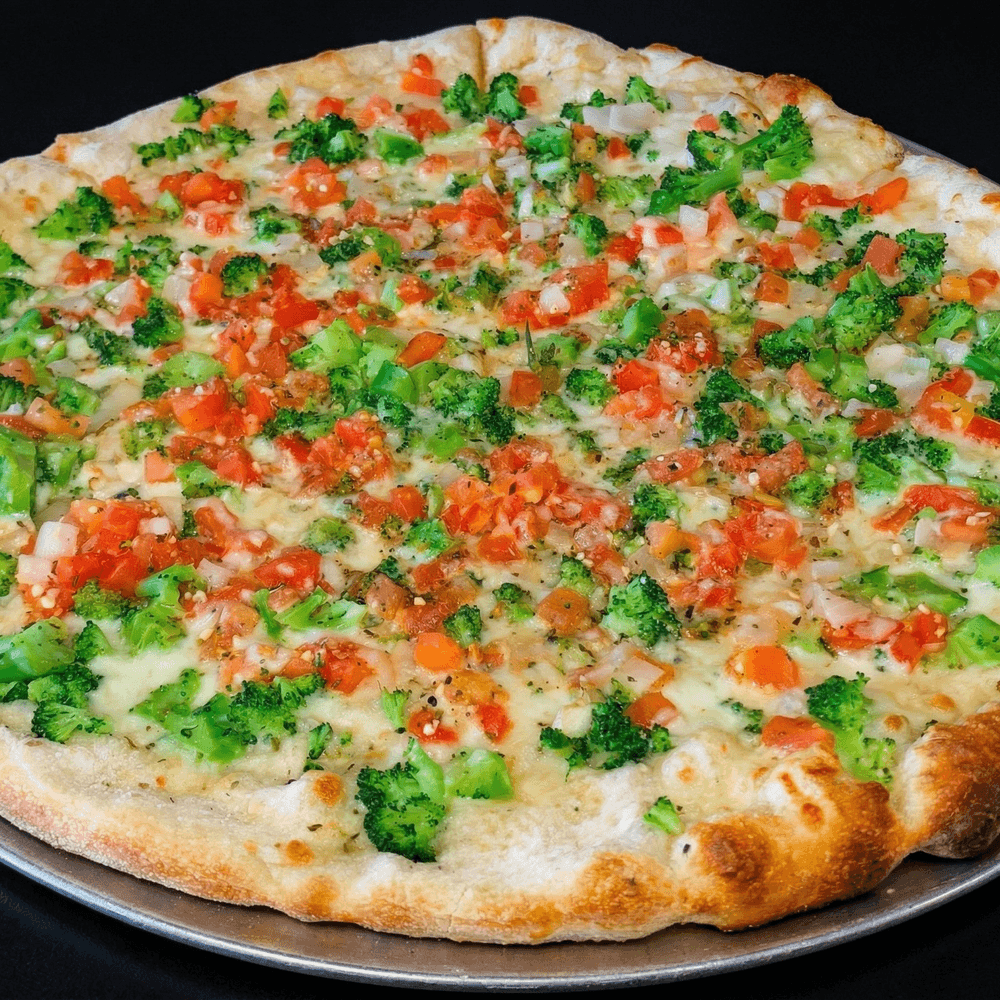 White Vegetarian Pizza