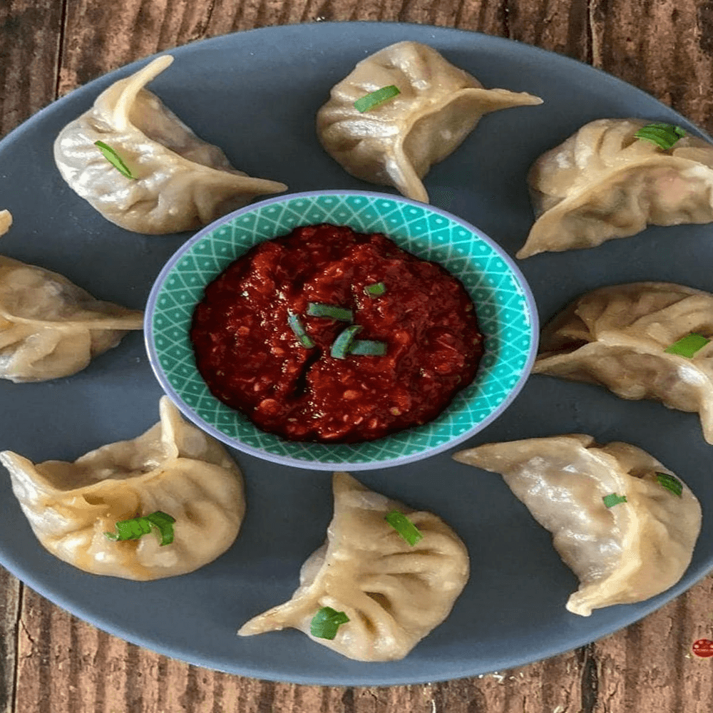 Steamed Veg Momo (V, DF, NF)