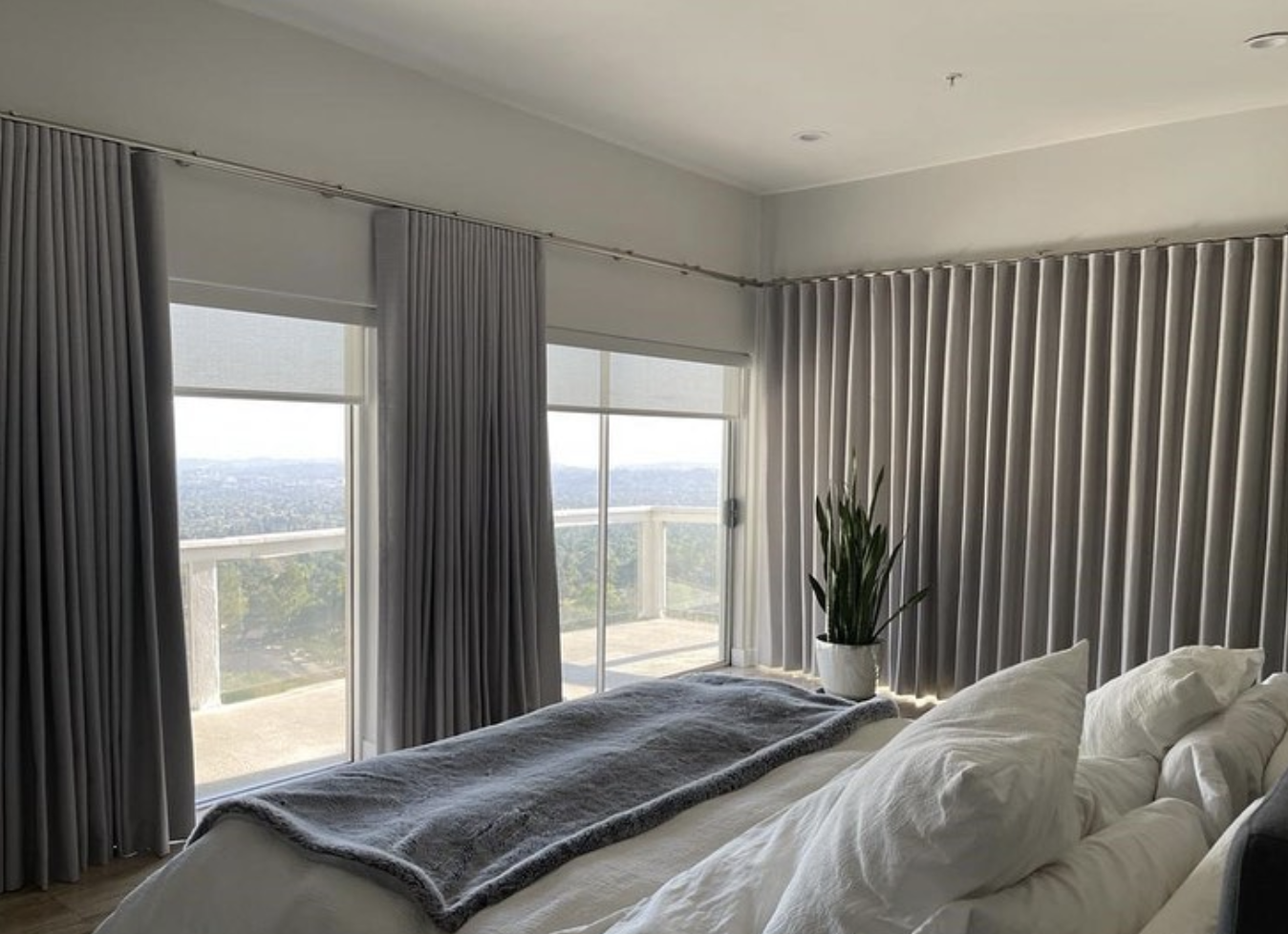 Wave draperies by Vadain North America (exclusively for Budget Blinds)