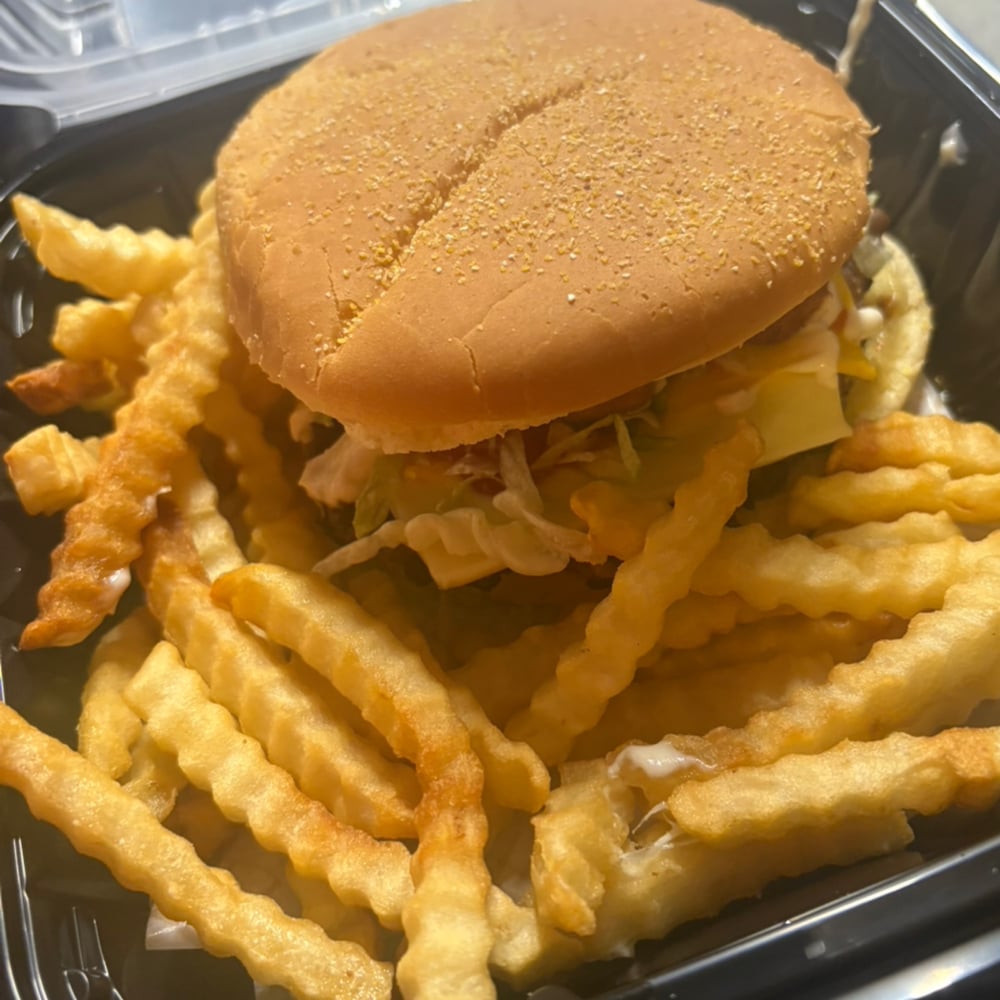 Mozzarella Stick Burger
