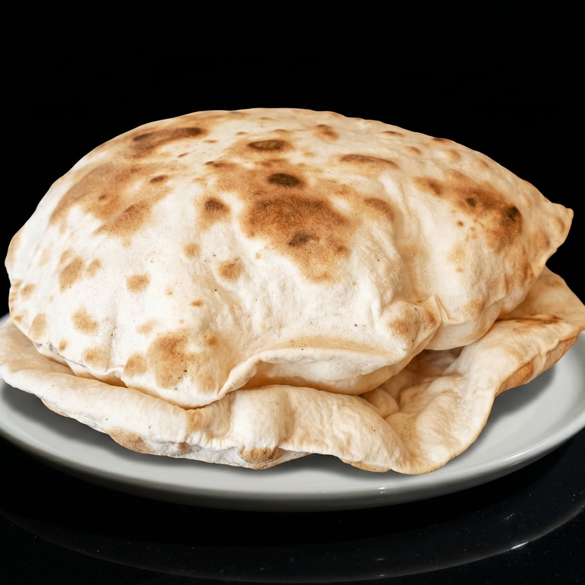 Freshly baked pita