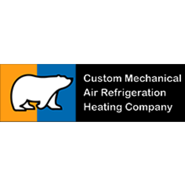 Custom Mechanical Air Refrigeration Heating Company Logo