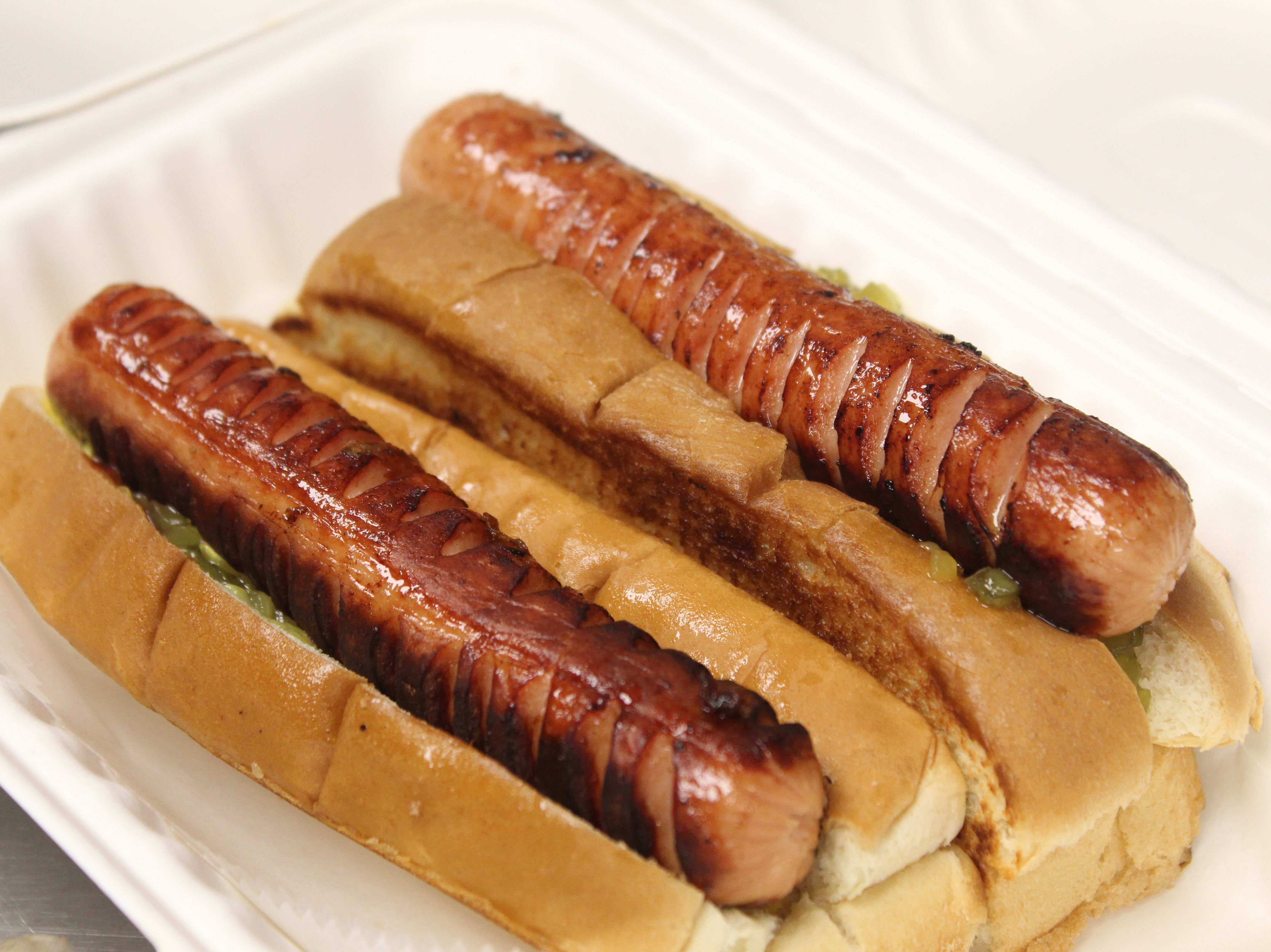 Two Hot Dogs