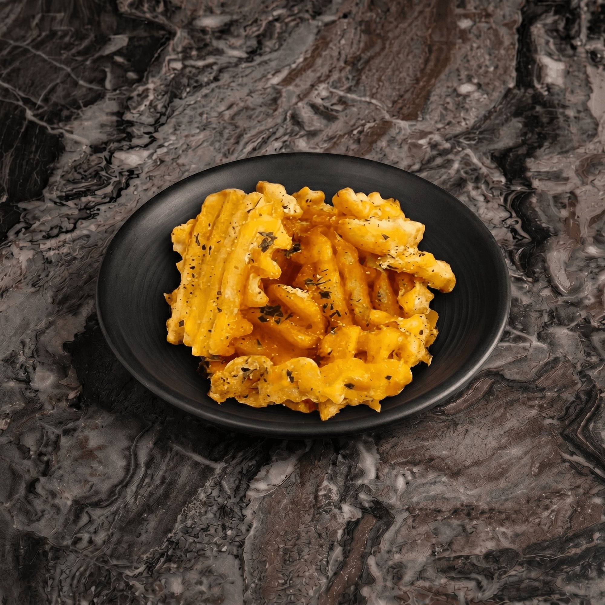 Parmesan-Garlic Waffle Fries