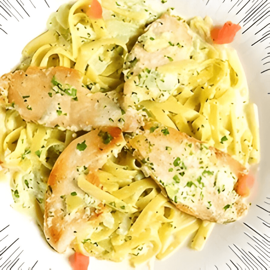 Cajun fettuccine alfredo