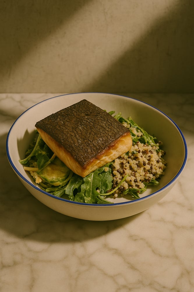 Mediterranean Salmon Bowl