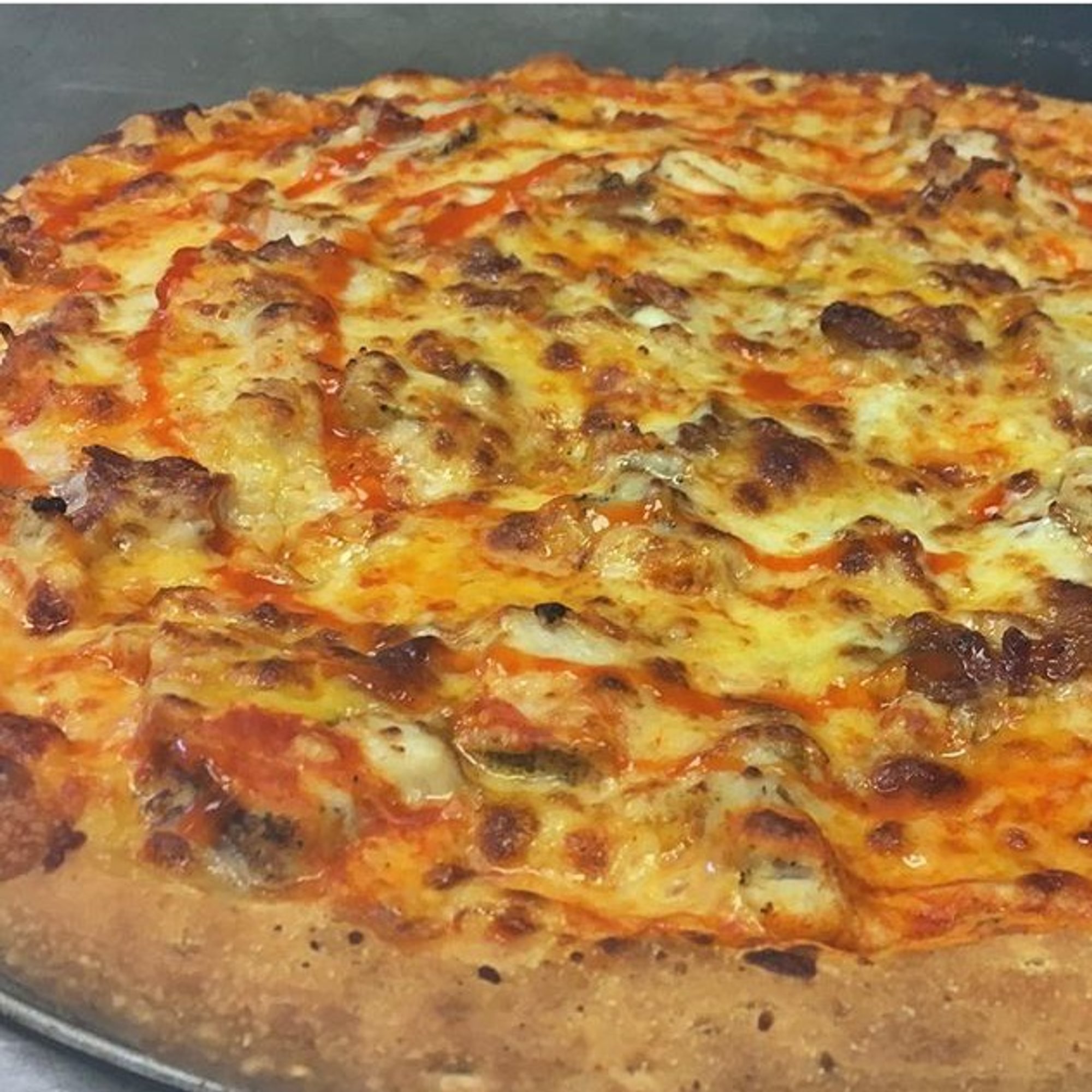 Buffalo Chicken with Ranch Pizza