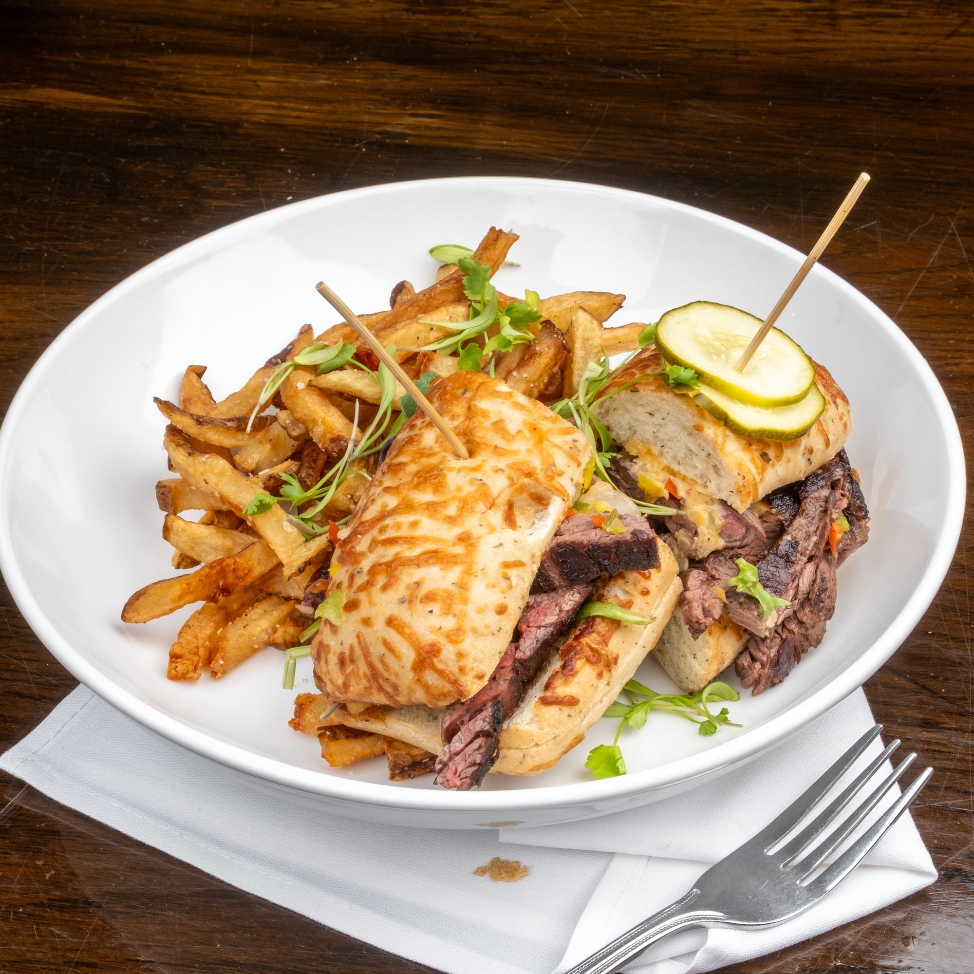 Skirt Steak Sandwich