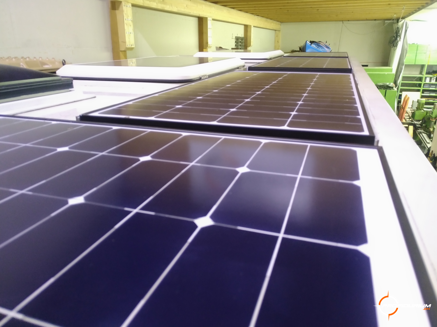 Solaranlage für Camping- Reisefahrezuge