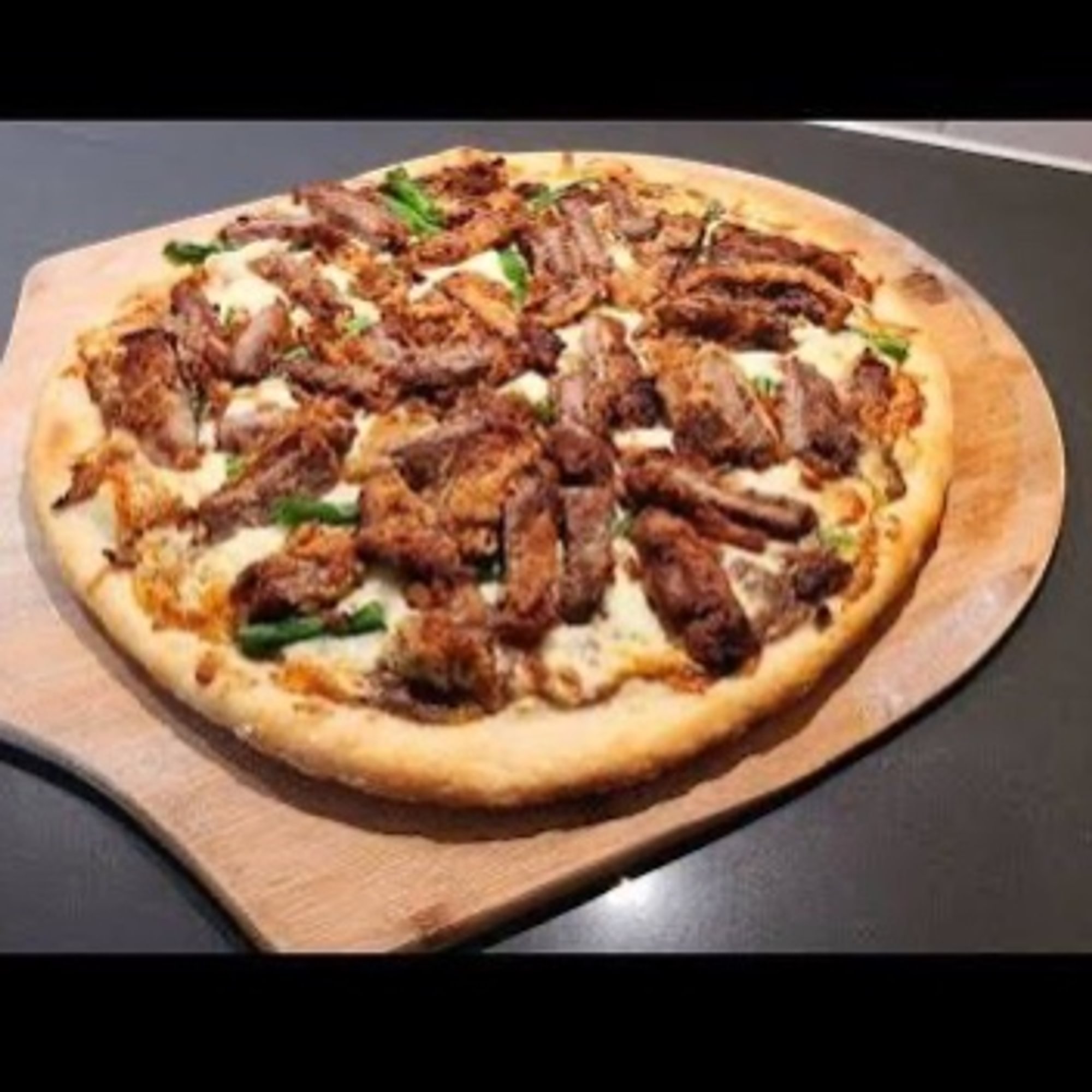 Chicken and Steak Pizza