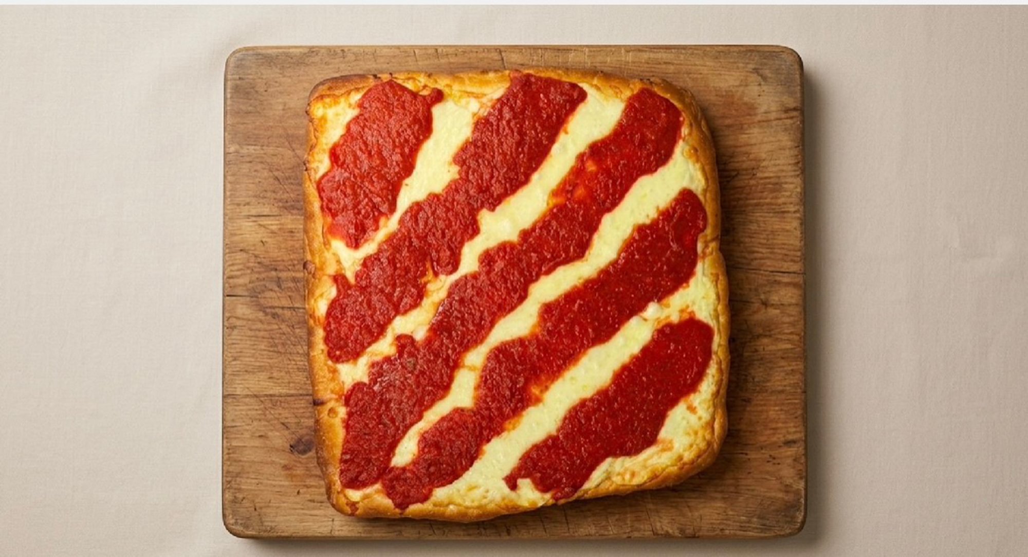Brooklyn Upside Down Sicilian Pizza
