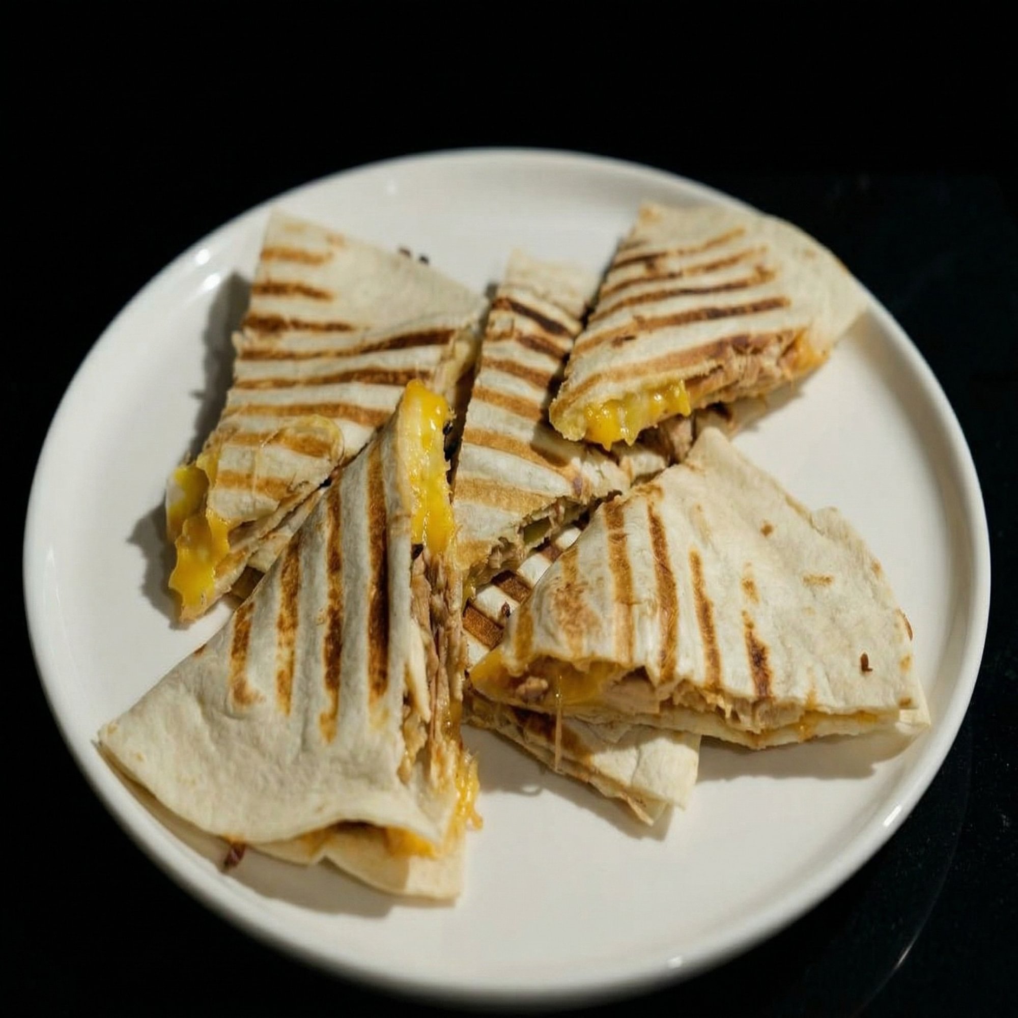 Cheese Quesadilla with Sauce
