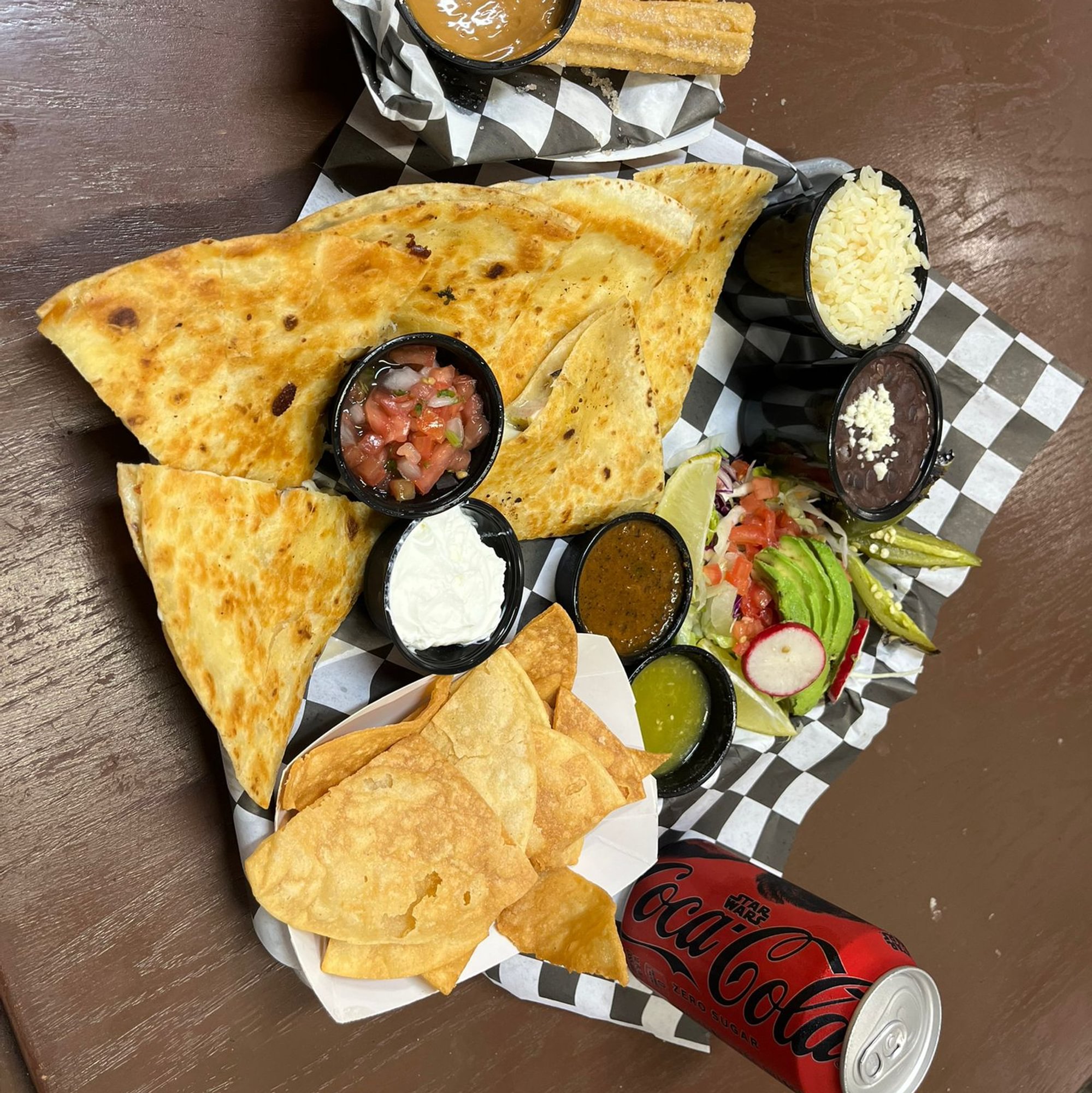 Chicken Quesadilla Combo