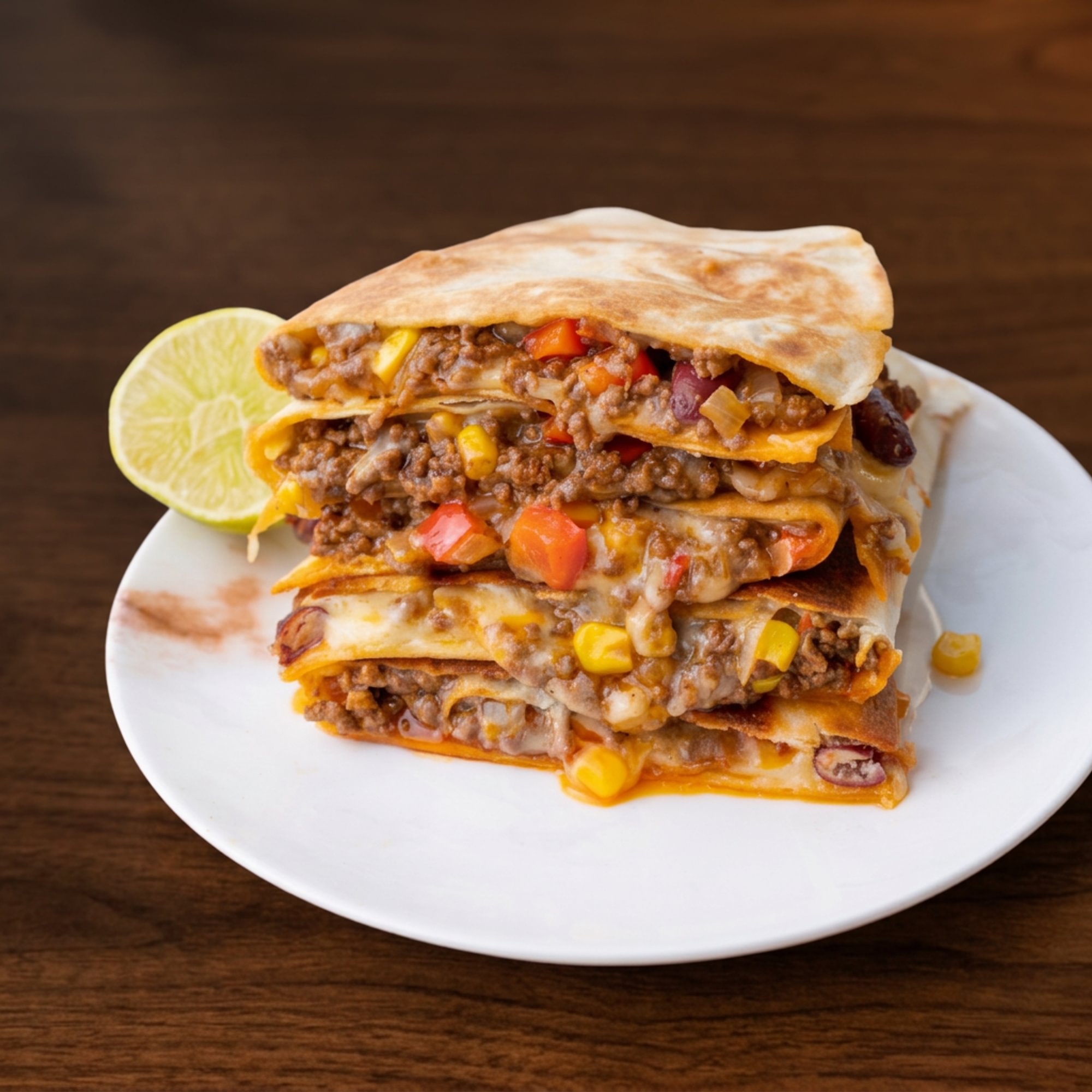 Ground Beef Quesadilla