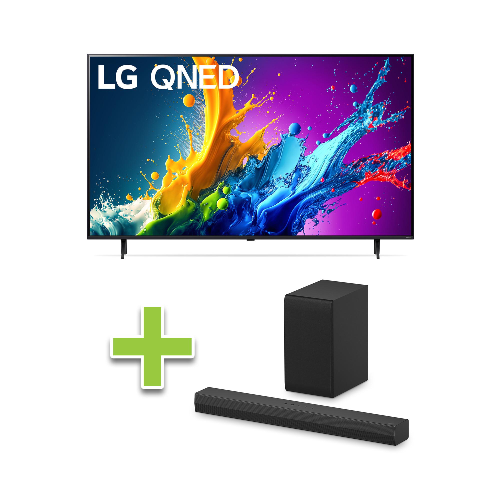 75" LG QNED TV & LG Soundbar