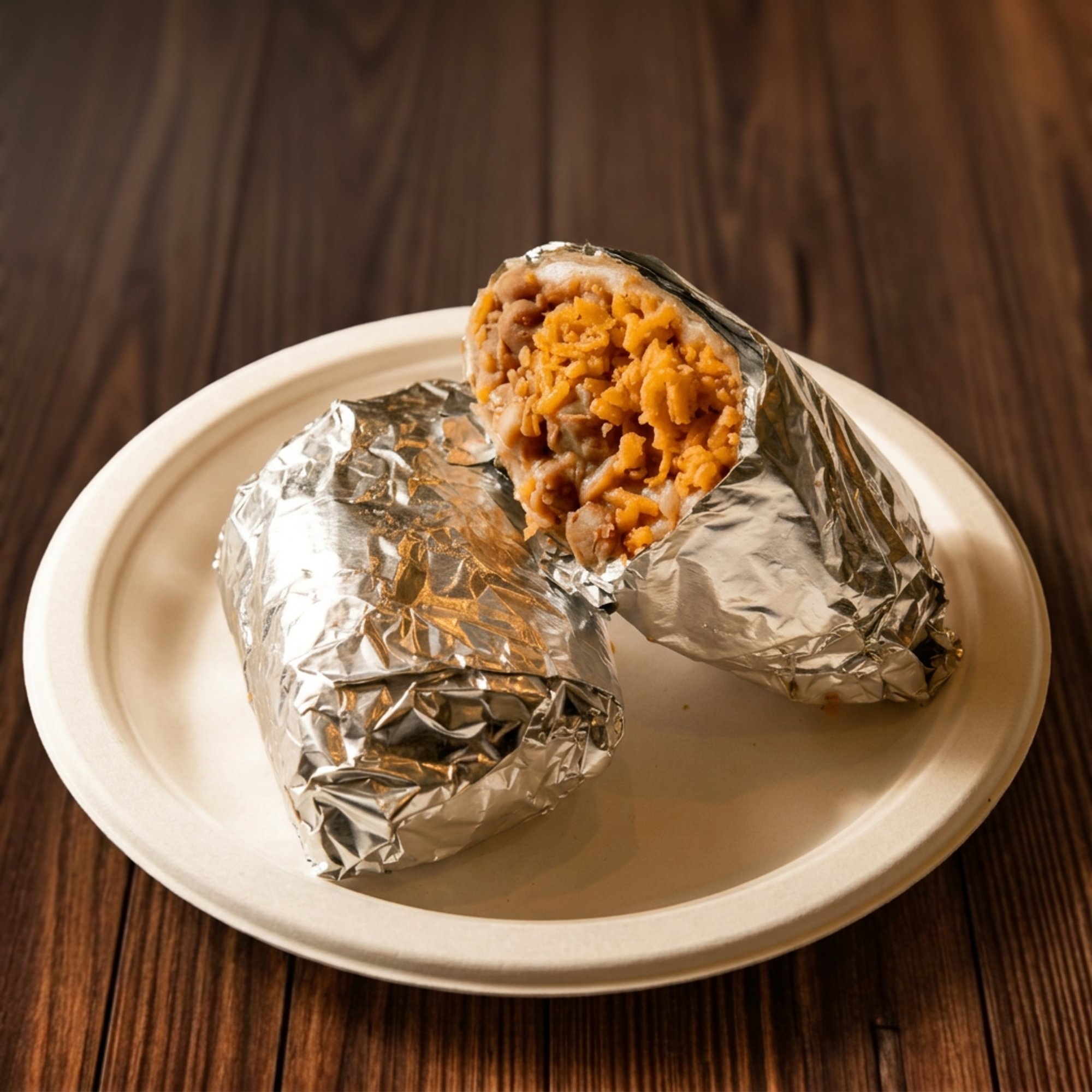 Kids Bean and Rice Burrito
