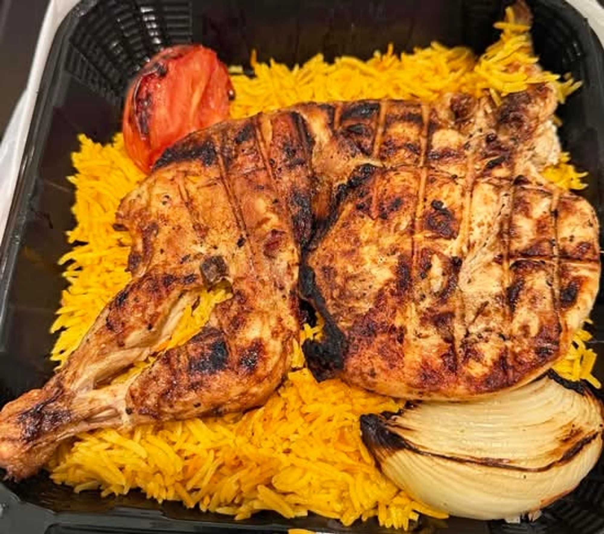Half Grilled Chicken