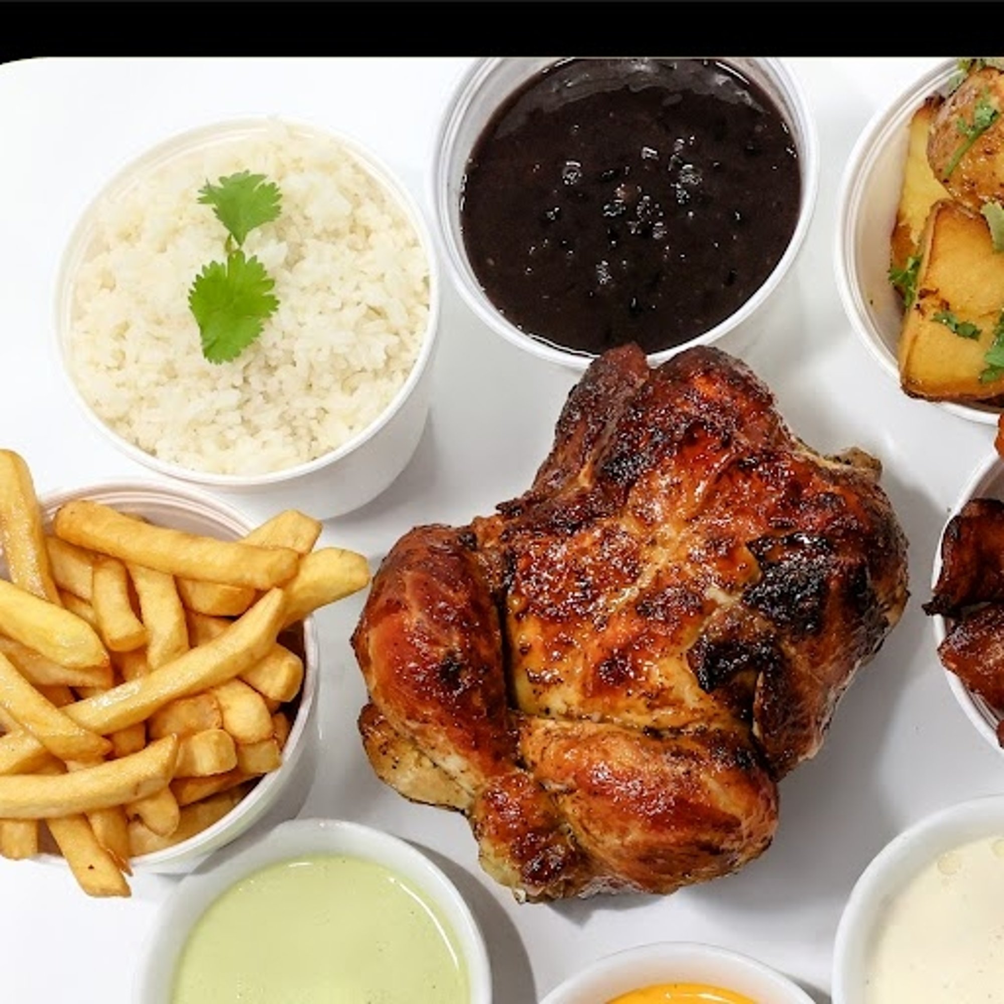 Family Meal 2 Whole Chickens with 3 Large Sides