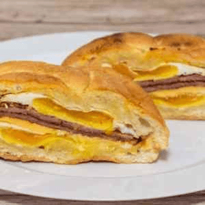 Porkroll, Egg, Cheese