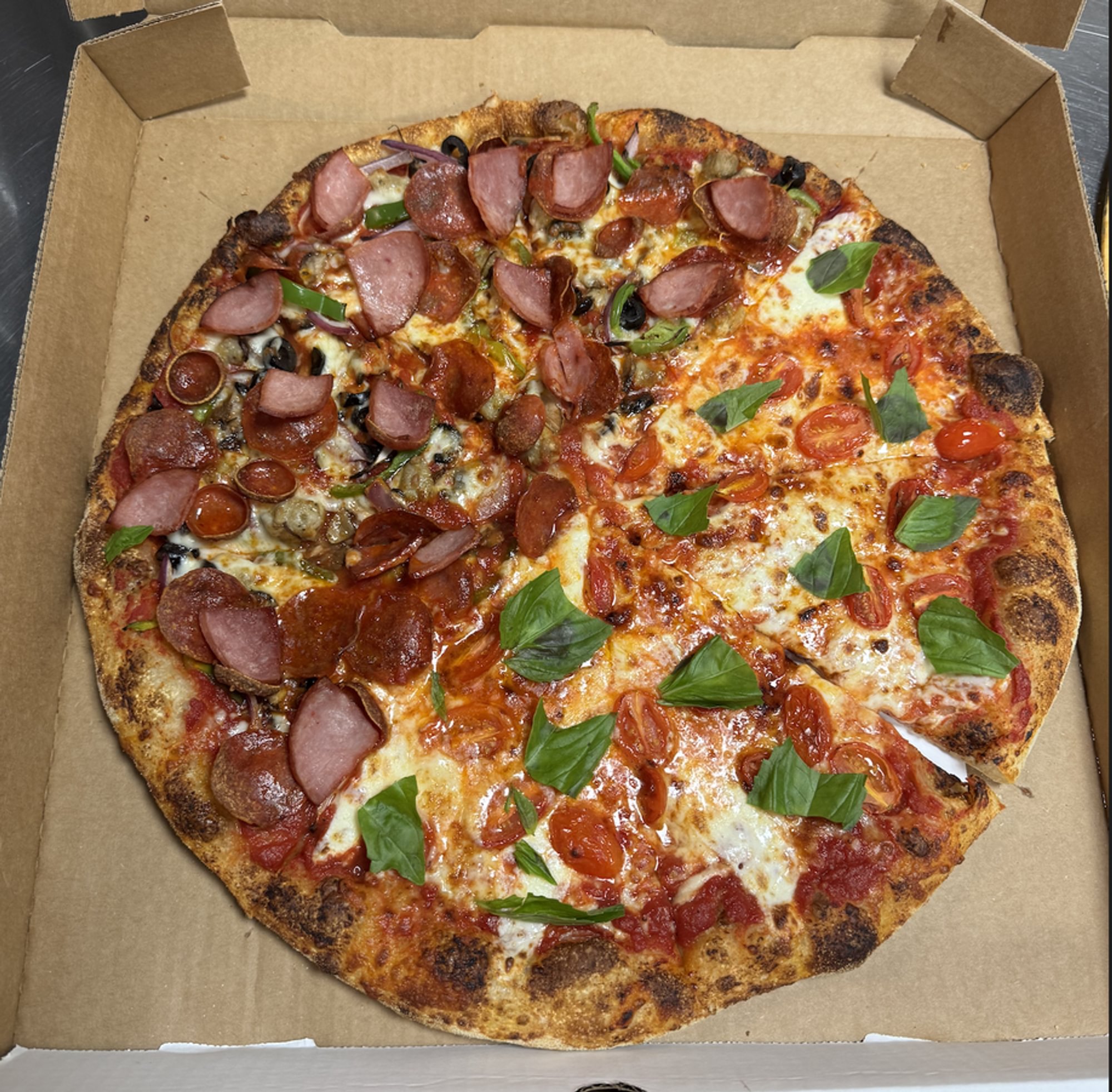 12" Half & Half Pizza