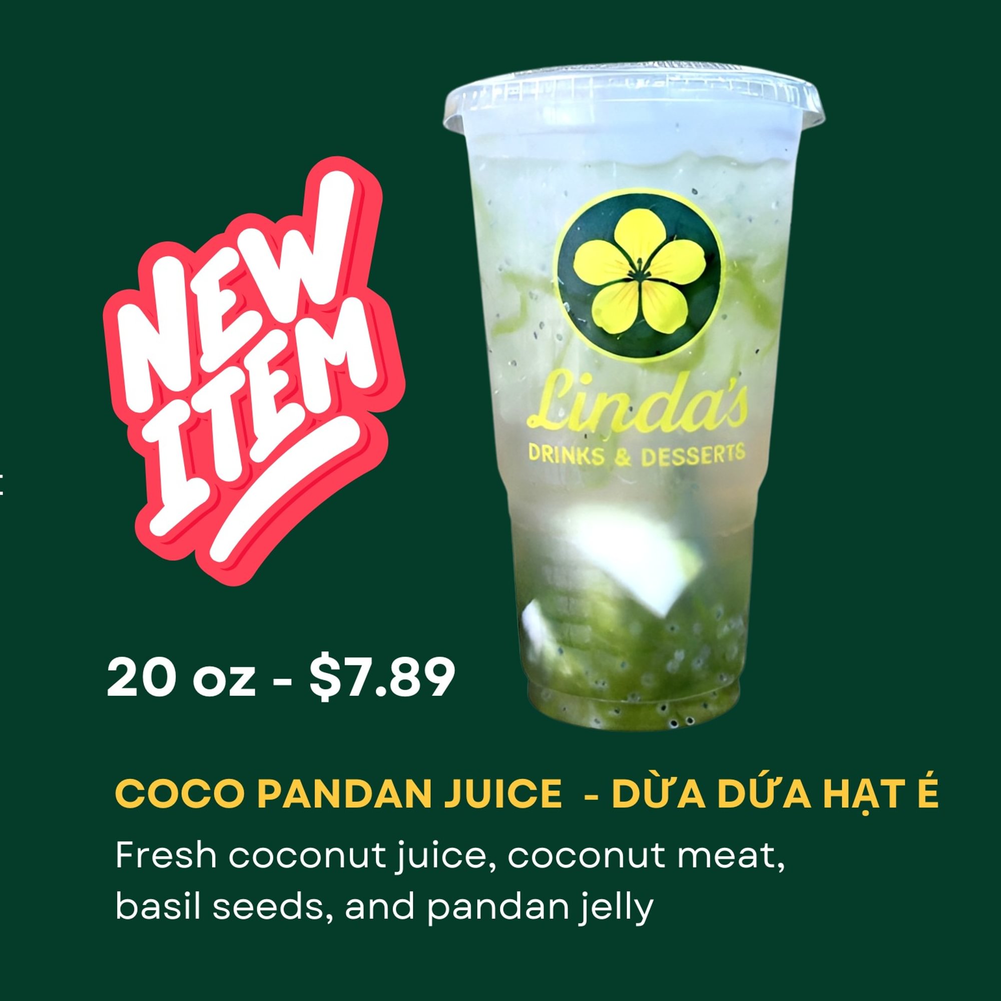 Coconut Pandan Juice