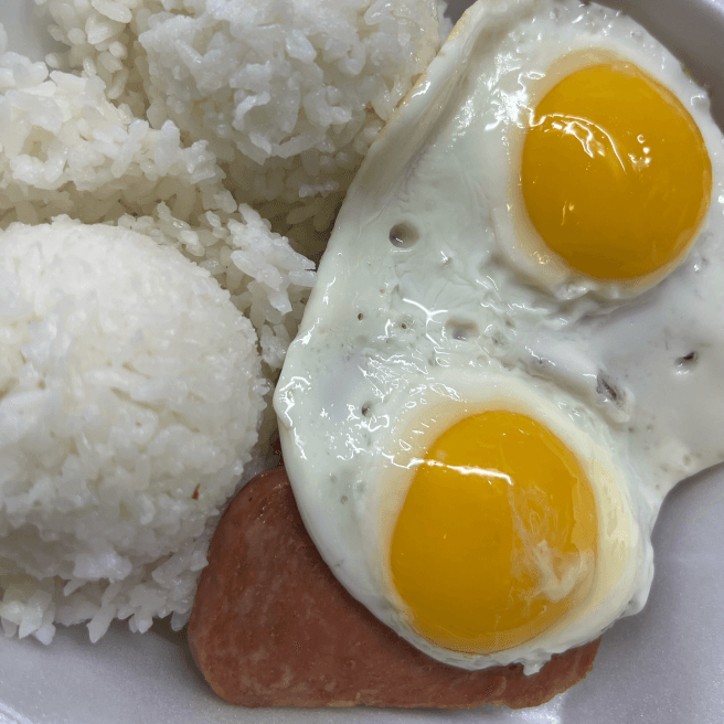 Spam & Eggs Plate