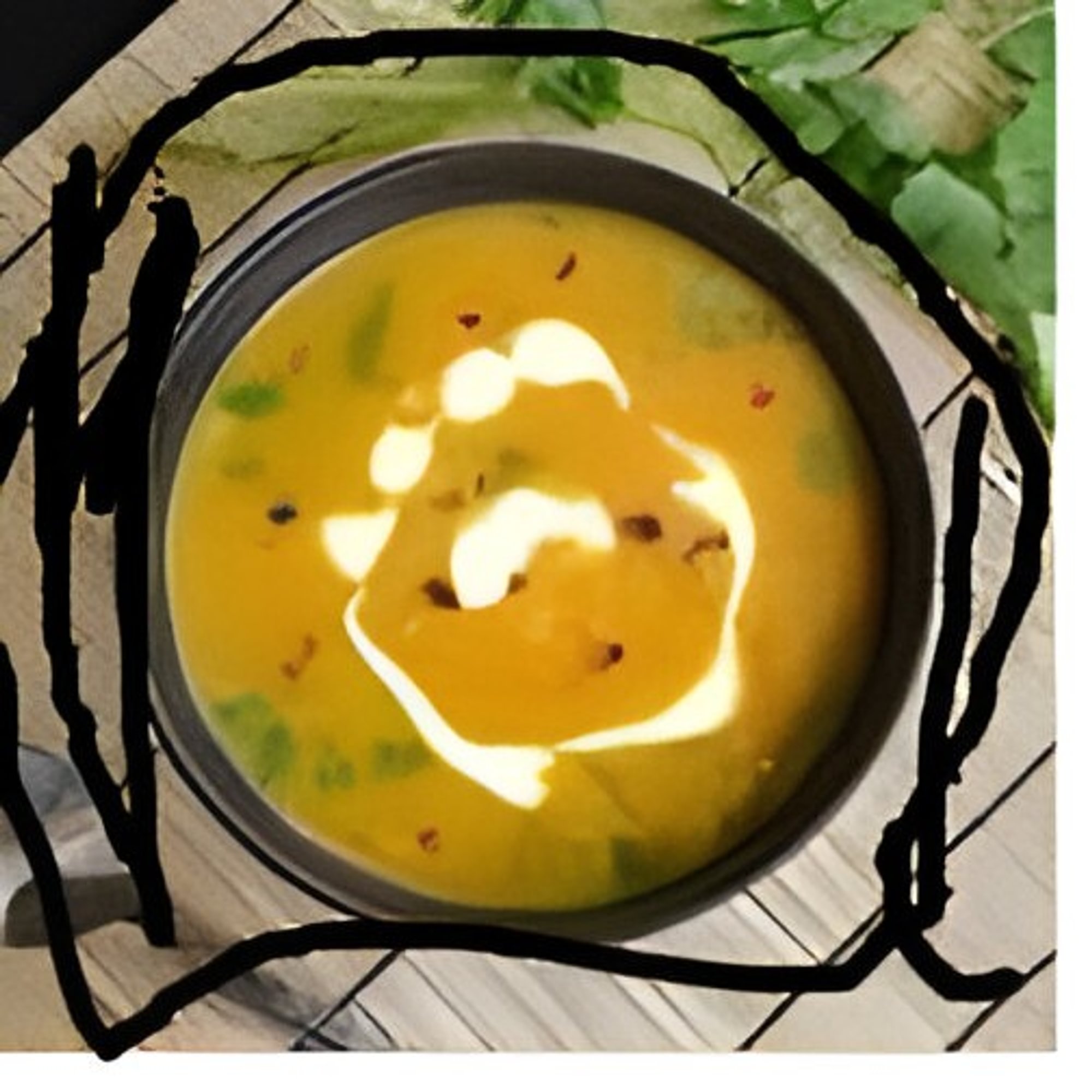 Coconut soup