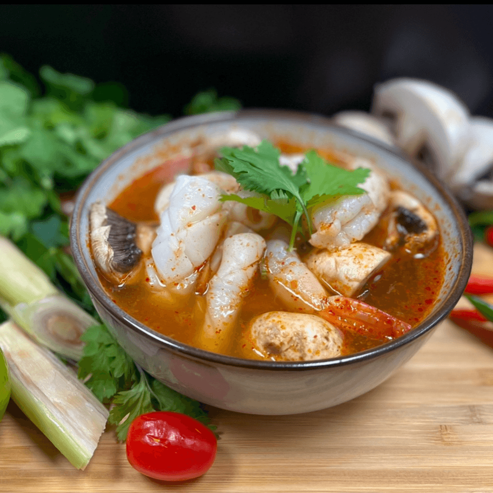 Tom Yum Seafood Soup