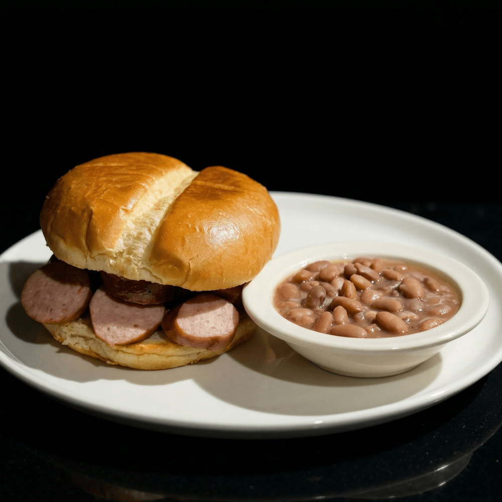 Smoked Sausage BBQ Sandwich