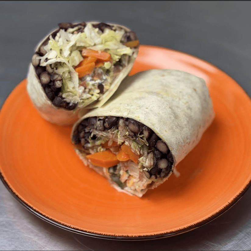 Black Bean Veggie Burrito