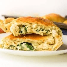 Chicken Alfredo Calzone