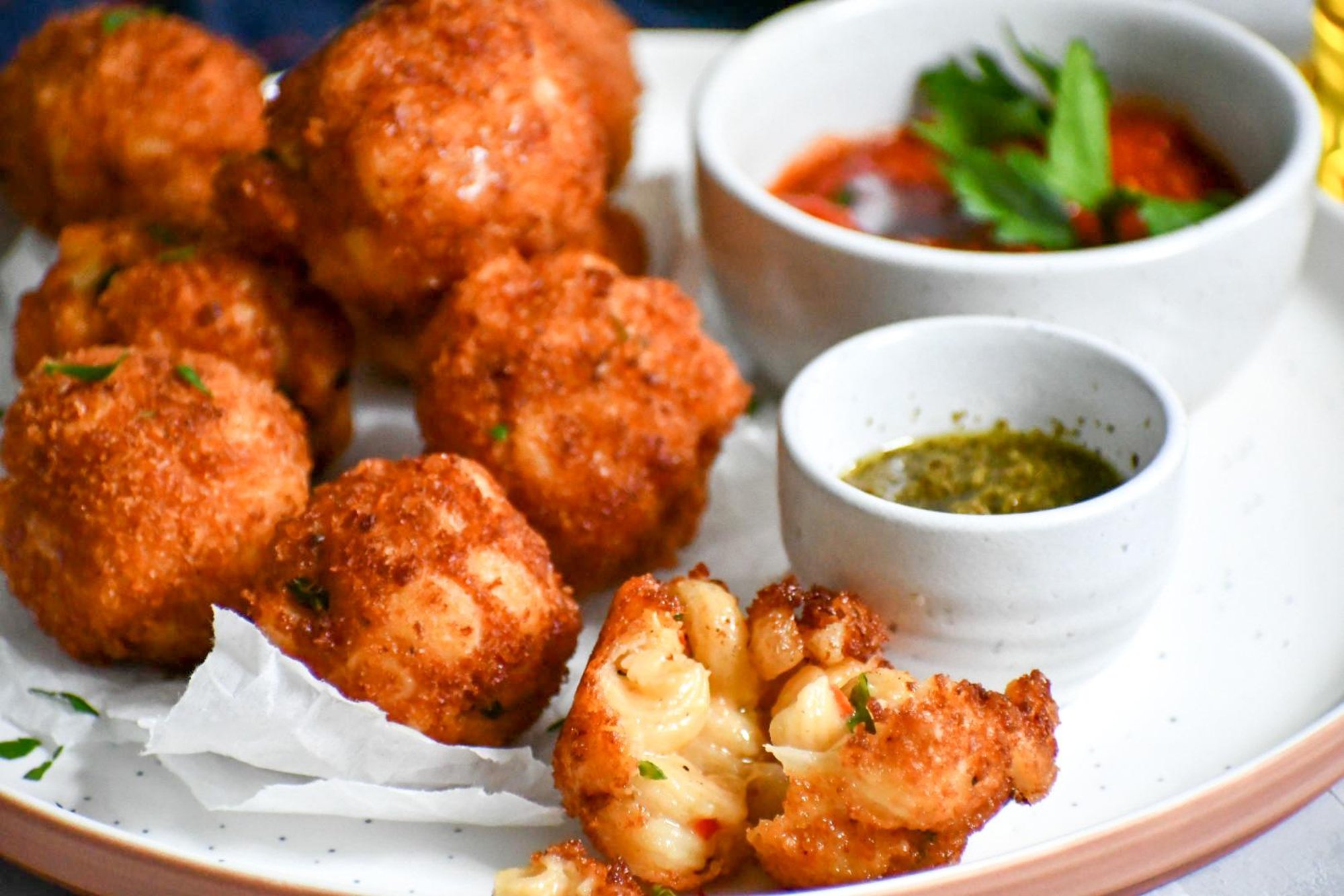 Masala Meat Cheeseballs